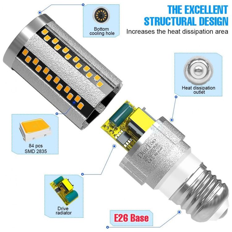 DuuToo-Lampada-LED-150W-2200-Lumens-3000K-Branca-com-Base-foto-1