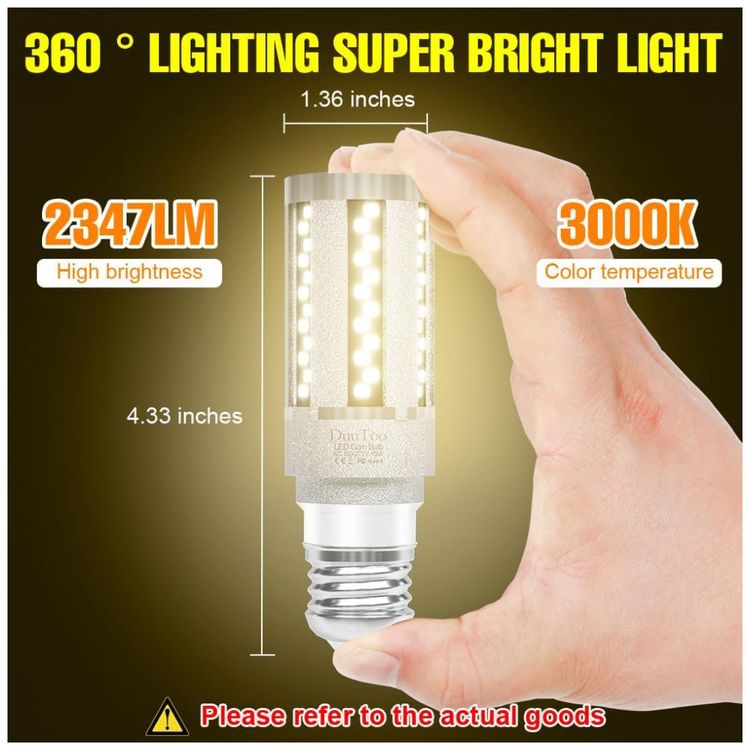 DuuToo-Lampada-LED-150W-2200-Lumens-3000K-Branca-com-Base-foto-2