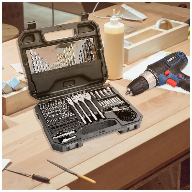 Kit-de-Brocas-100-Pecas-com-Estojo-NC-FHT70D-Preto-foto-5