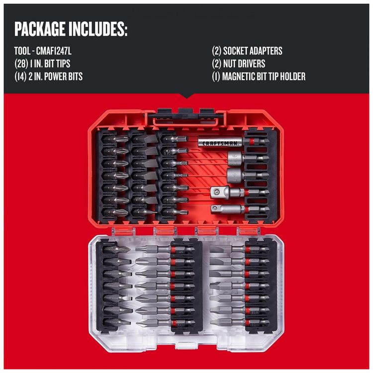 Kit-de-Brocas-47-Pecas-com-Estojo-CRAFTSMAN-CMAF1247-foto-1