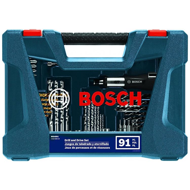 Kit-de-Brocas-91-Pecas-com-Estojo-BOSCH-MS4091-Verde-foto-2