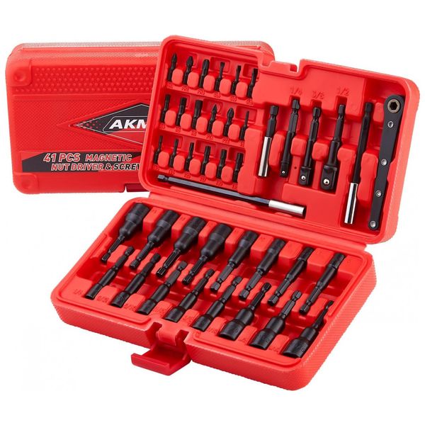 Kit-de-Chave-de-Porca-Magnetica-Pecas-com-Extensao-de-Broca-foto-0
