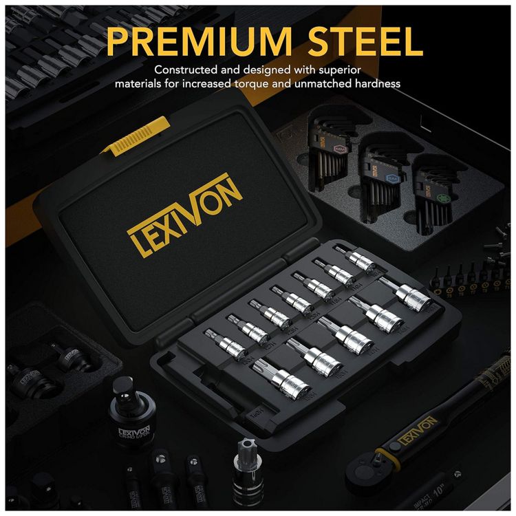 Conjunto-de-Soquetes-Torx-13-Pecas-e-Estojo-LEXIVON-LX-146-foto-1