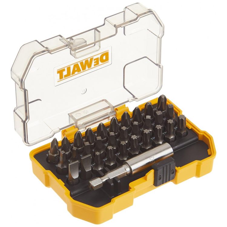 Kit-de-Brocas-31-Pecas-com-Estojo-DEWALT-DWAX100-Amarelo-foto-2