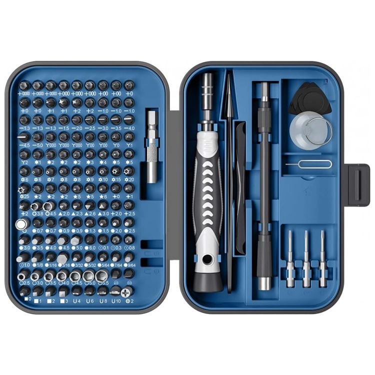 Kit-de-Brocas-130-Pecas-com-Chave-de-Fenda-Magnetica-e-foto-0