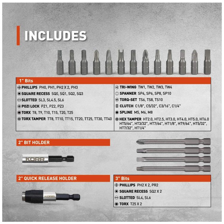 Conjunto-de-Bits-71-Pecas-com-Phillips-Fenda-Torx-Chave-foto-2