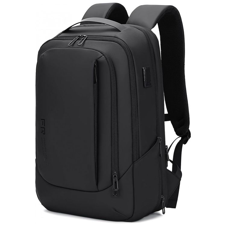 Mochila-Unissex-para-Laptop-com-Porta-USB-FENRUIEN-Preto-foto-0