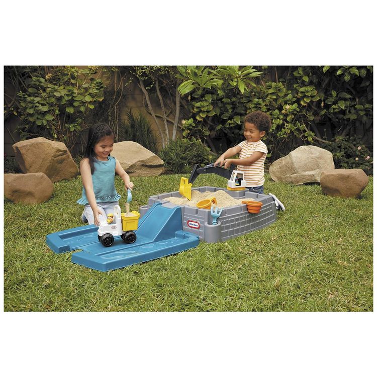 Caixa-de-Areia-Infantil-com-Escavadora-Tampa-e-Acessorios-foto-1