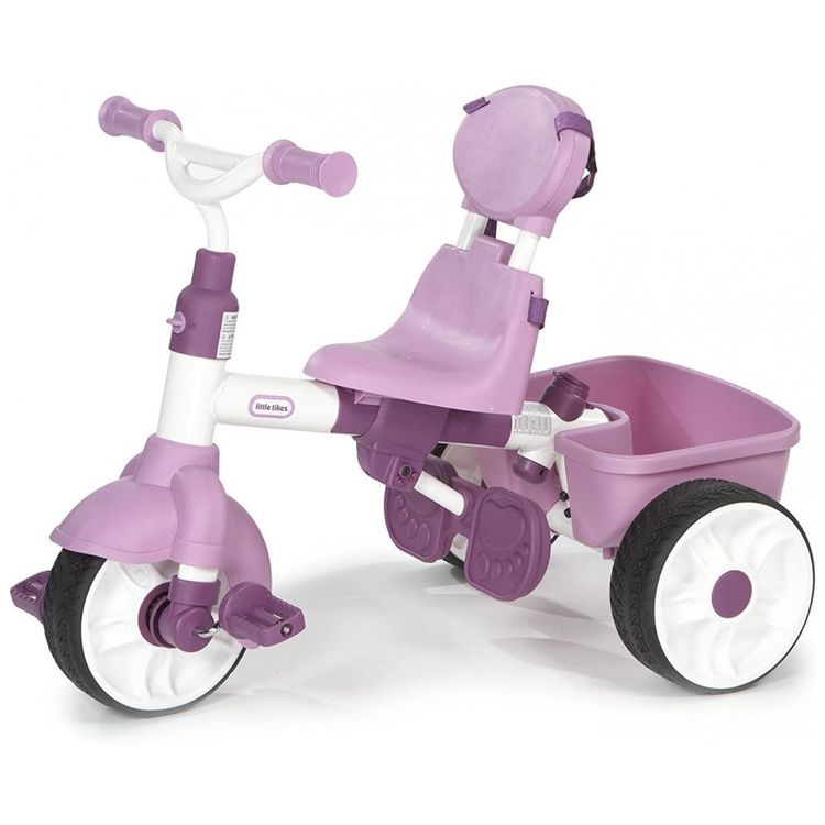 Triciclo-Reclinavel-Infantil-4-em-1-para-Passeio-com-Alca-foto-3