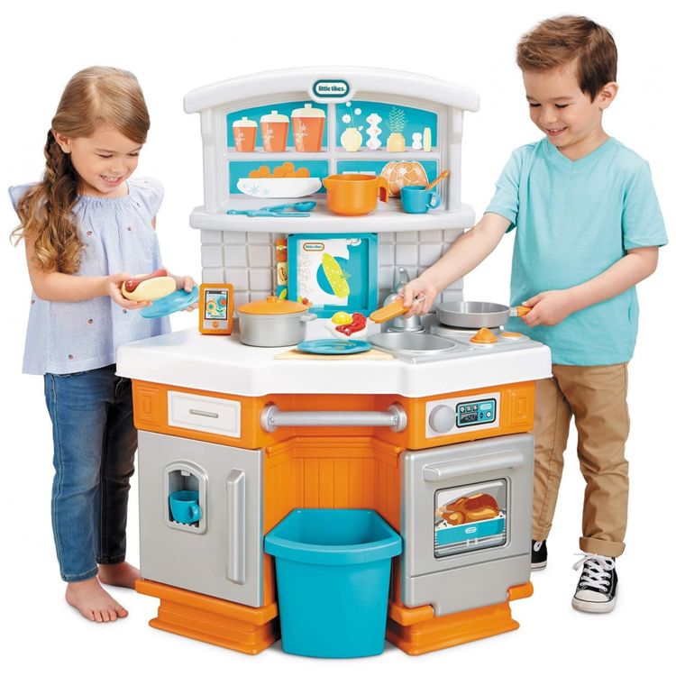 Cozinha-Infantil-com-Sons-Reais-de-Cozinha-e-Acessorios-para-foto-0