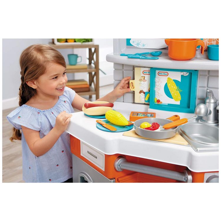 Cozinha-Infantil-com-Sons-Reais-de-Cozinha-e-Acessorios-para-foto-1