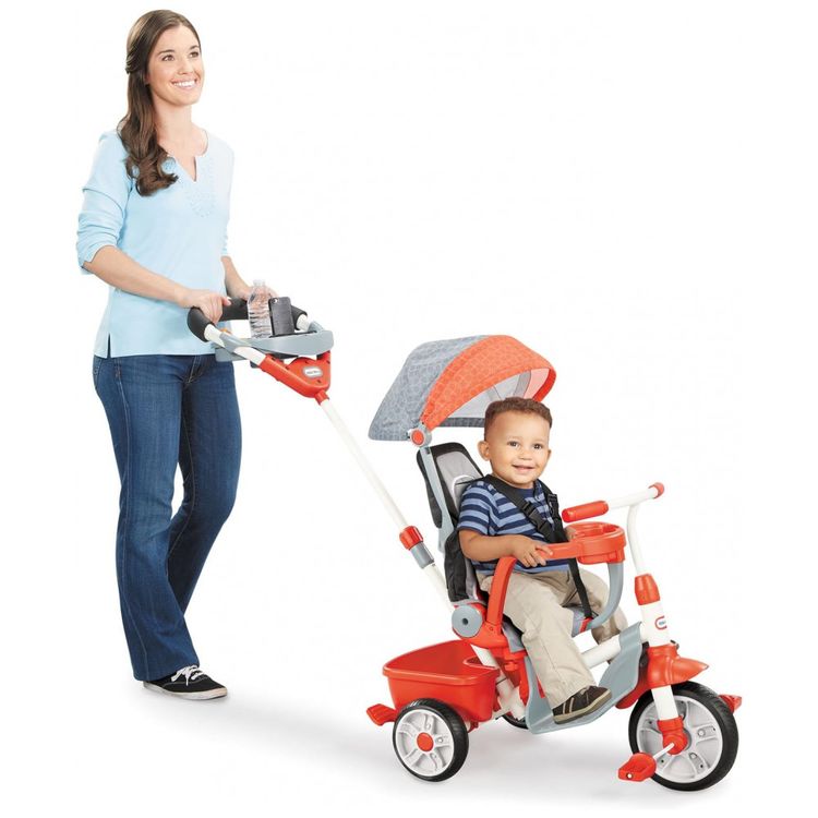 Triciclo-Reclinavel-Infantil-para-Passeio-com-5-Estagio-foto-4
