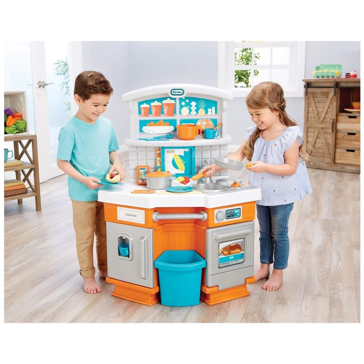 Cozinha-Infantil-com-Sons-Reais-de-Cozinha-e-Acessorios-para-foto-5