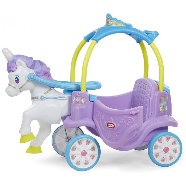 Carruagem-Unicornio-Infantil-para-Passeio-com-Alca-de-foto-0