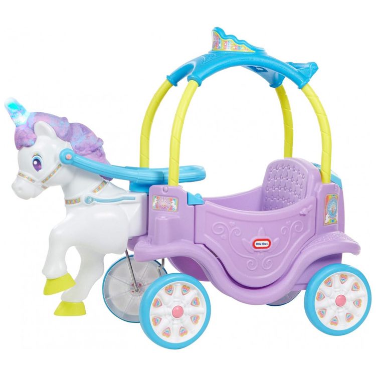 Carruagem-Unicornio-Infantil-para-Passeio-com-Alca-de-foto-2