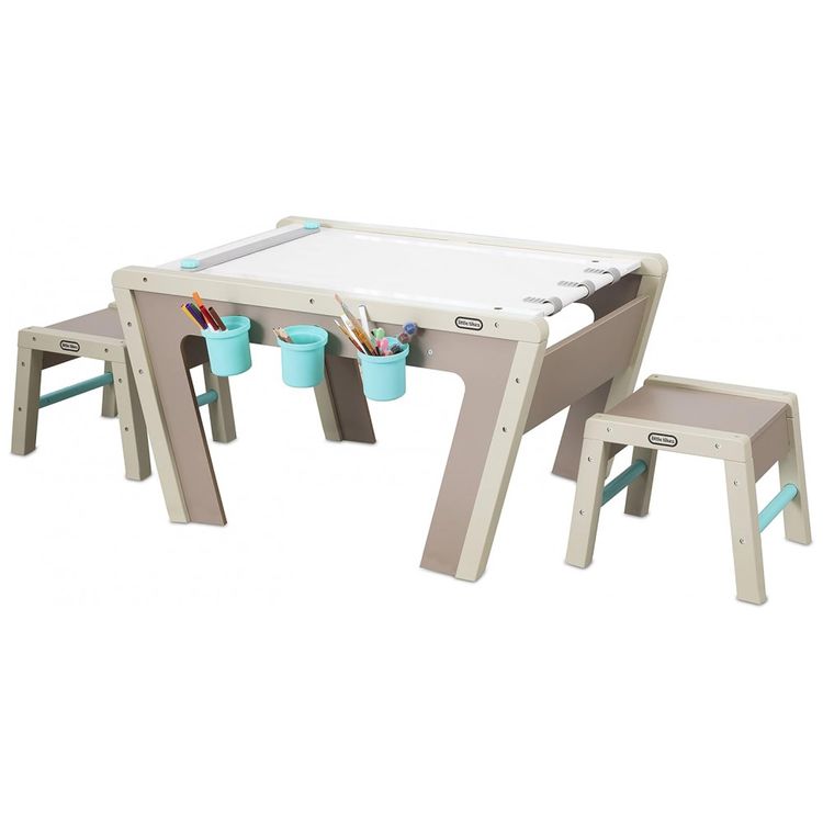 Estudio-de-Arte-Infantil-com-Cavalete-e-Banco-para-Criancas-foto-4