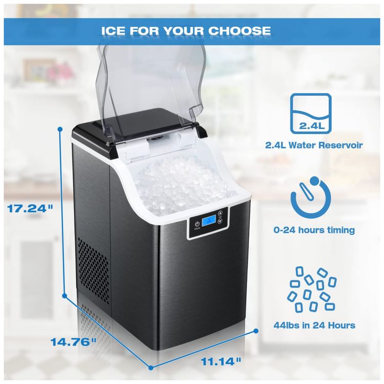 Maquina-de-Gelo-Automatica-Portatil-Produz-ate-19kg-24H-foto-1