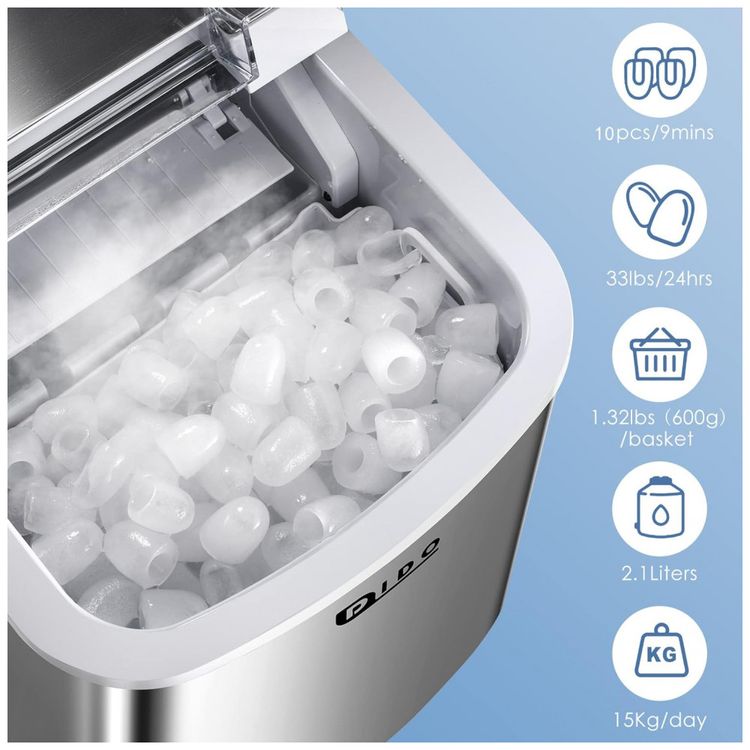 Maquina-de-Gelo-Automatica-Portatil-Produz-ate-14kg-24H-foto-1