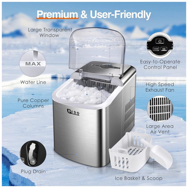 Maquina-de-Gelo-Automatica-Portatil-Produz-ate-14kg-24H-foto-2