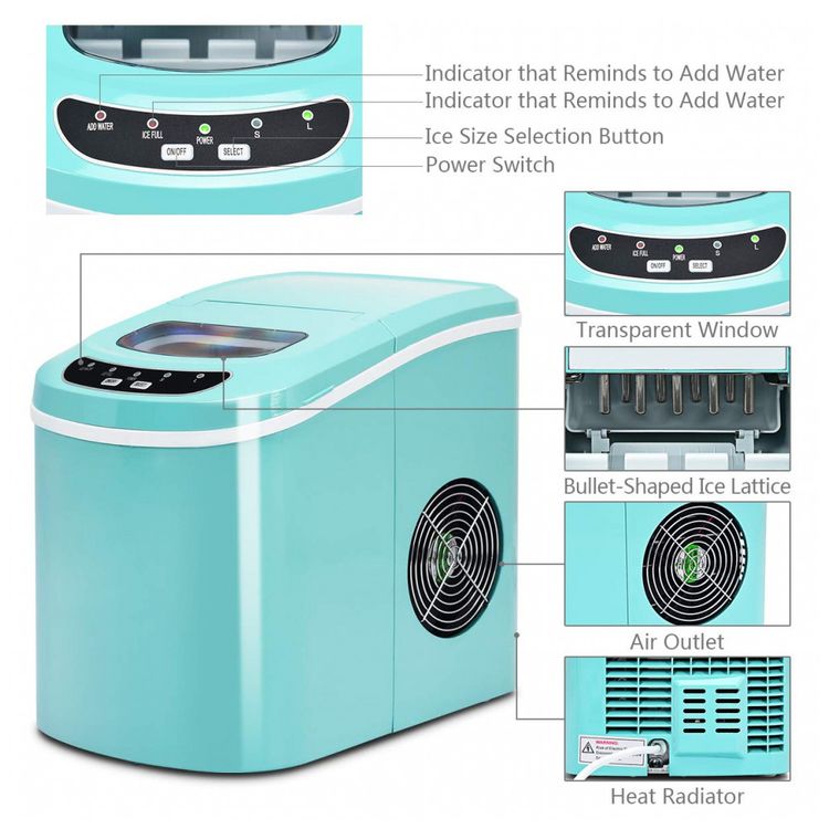 Maquina-de-Gelo-Automati-Portatil-Produz-ate-12kg-24H-Cor-foto-5