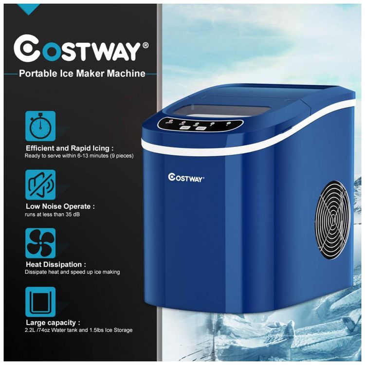 Maquina-de-Gelo-Automatica-Portatil-Produz-ate-11kg-24H-foto-1