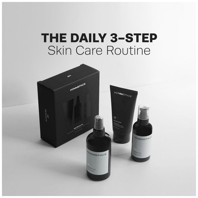 Kit-Skincare-Facial-para-Homens-com-3-Passos-HOMMEFACE-foto-1