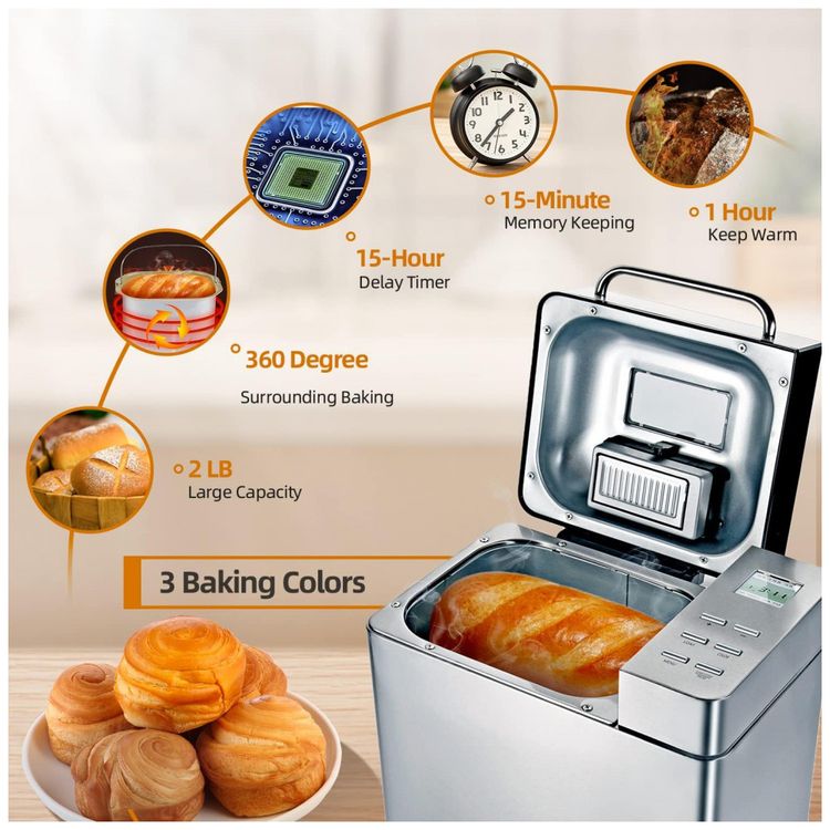 Maquina-de-pao-19-em-1-maquina-de-fazer-pao-2-LB-com-opcoes-foto-3