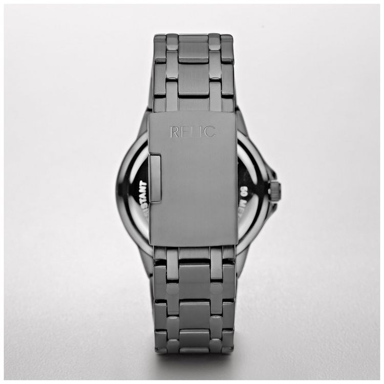 Relogio-Masculino-Analogico-Quartzo-de-Aco-Inoxidavel-RELIC-foto-2