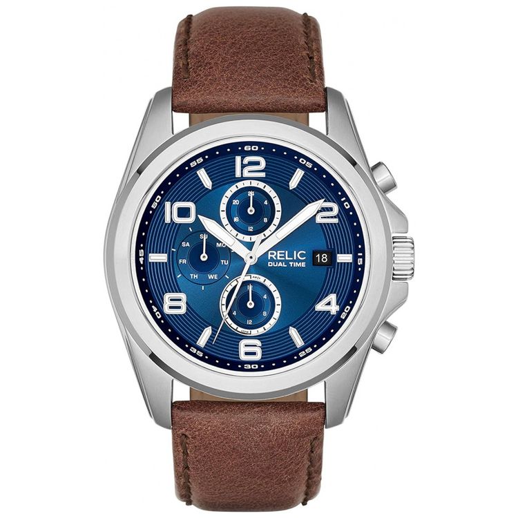 Relogio-Masculino-Analogico-Quartzo-de-Couro-RELIC-BY-foto-0