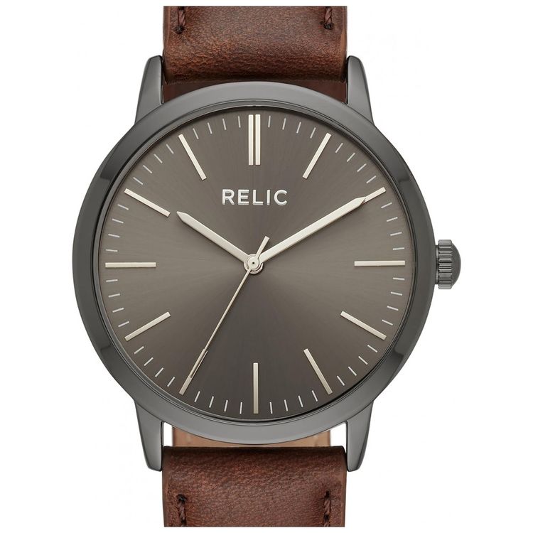 Relogio-Masculino-Analogico-Quartzo-de-Couro-RELIC-BY-foto-1