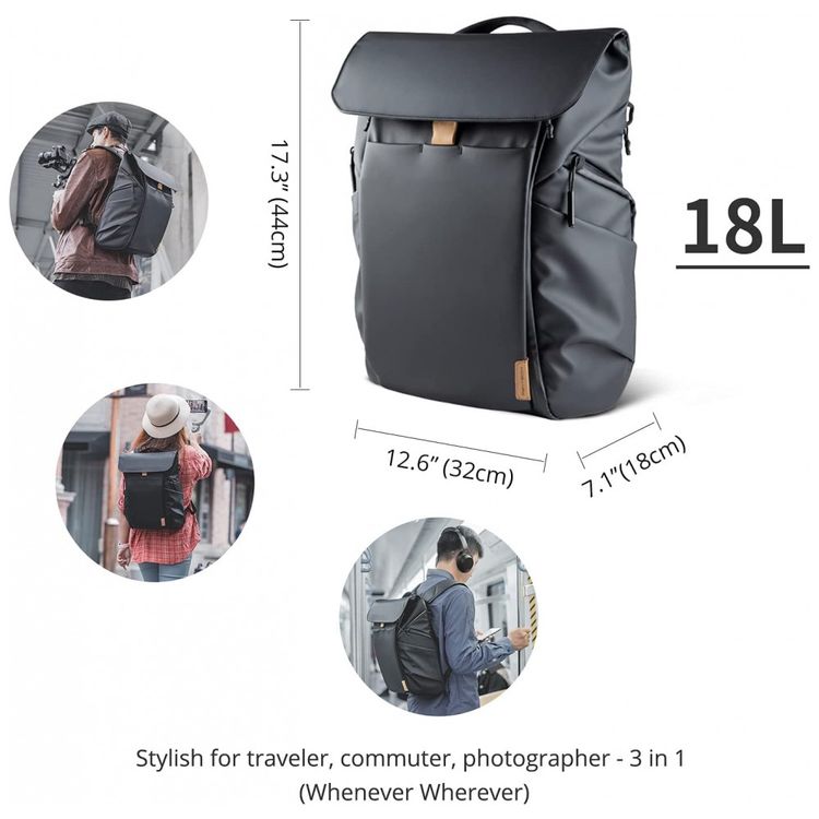 Mochila-para-Laptop-18-L-com-Fecho-Magnetico.-PGYTECH-foto-2