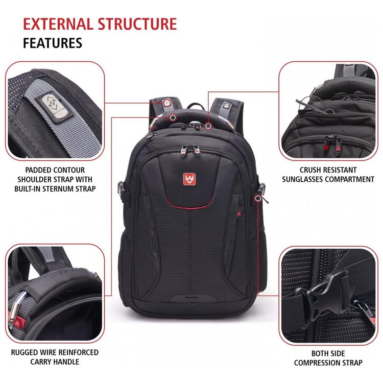 Mochila-para-Laptop-com-Porta-Carregador-USB-SWISS-EAGLE-foto-1