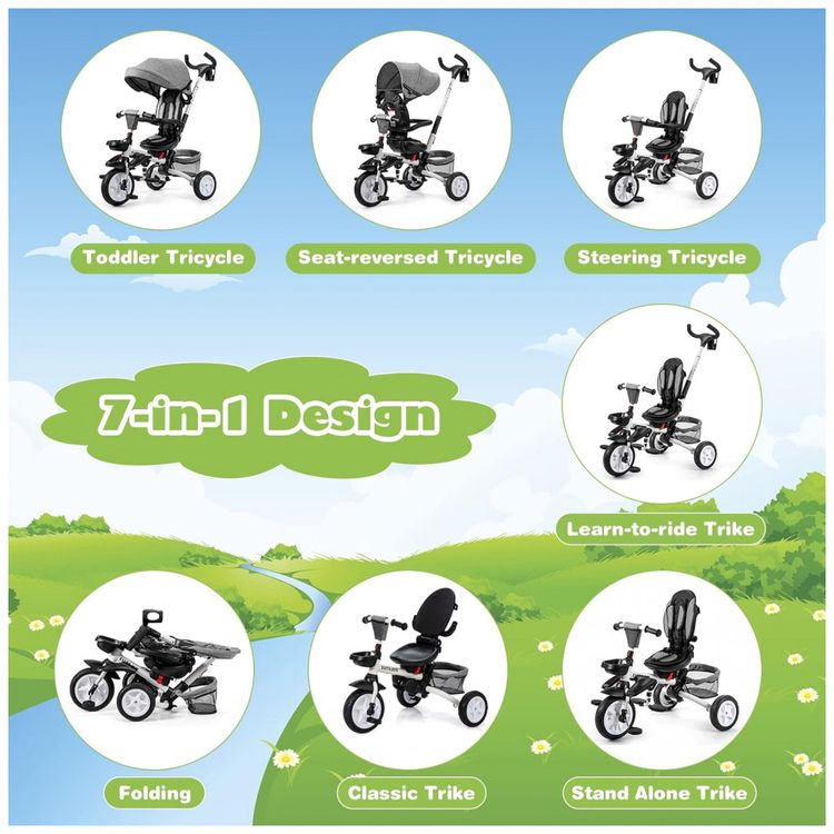 Triciclo-Infantil-para-Passeio-com-Assento-Ajustavel-7-foto-1