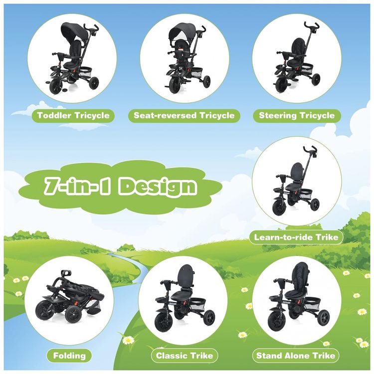 Triciclo-Infantil-para-Passeio-com-Assento-Ajustavel-7-foto-1