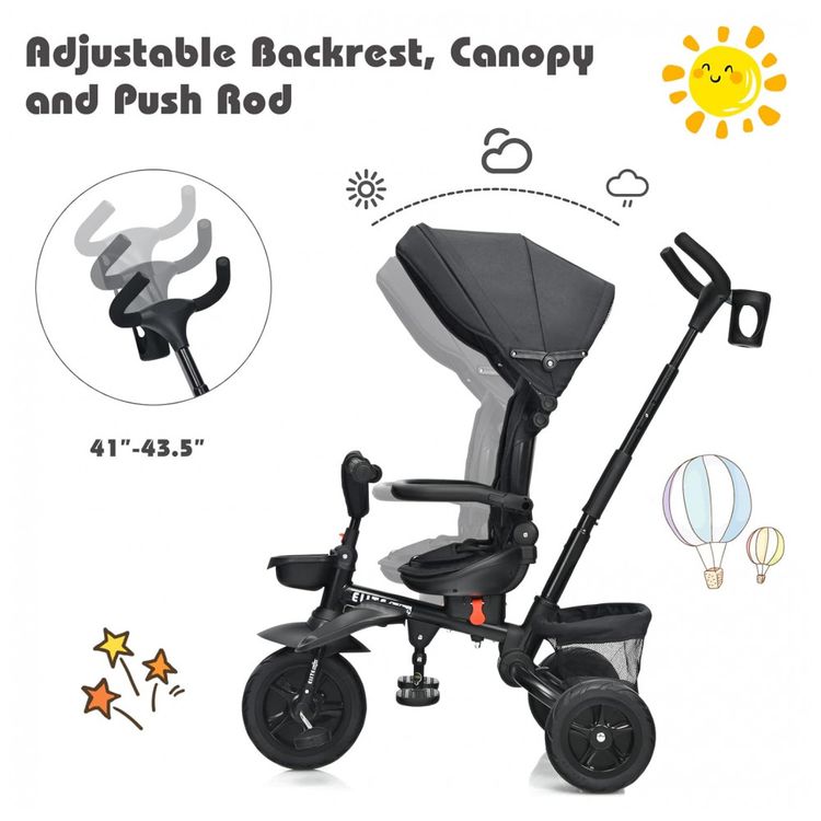 Triciclo-Infantil-para-Passeio-com-Assento-Ajustavel-7-foto-5