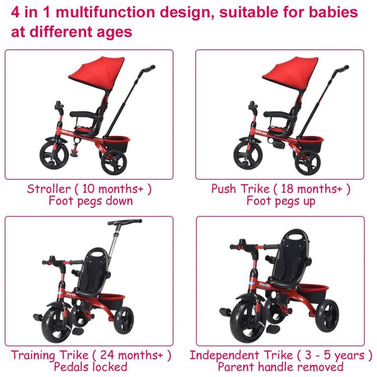 Triciclo-Infantil-para-Passeio-com-Assento-Ajustavel-4-foto-1