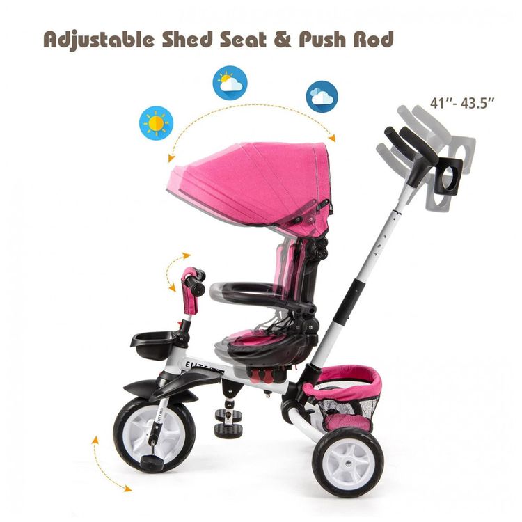 Triciclo-Infantil-para-Passeio-com-Assento-Ajustavel-7-foto-5