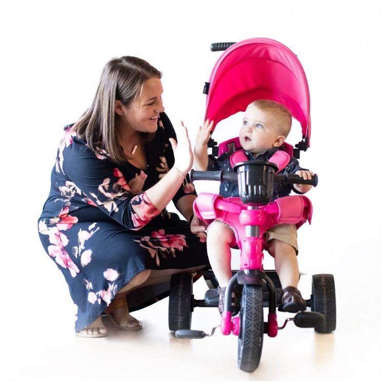 Triciclo-Infantil-para-Passeio-com-Assento-Ajustavel-4-foto-0