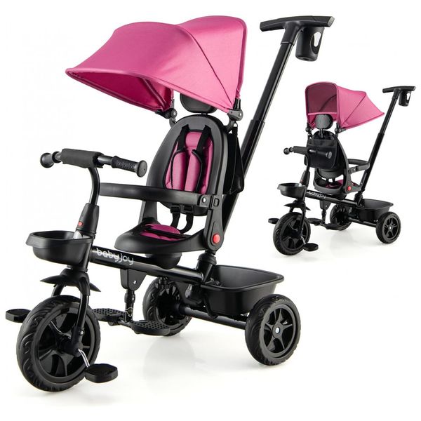 Triciclo-Infantil-para-Passeio-com-Assento-Ajustavel-4-foto-0