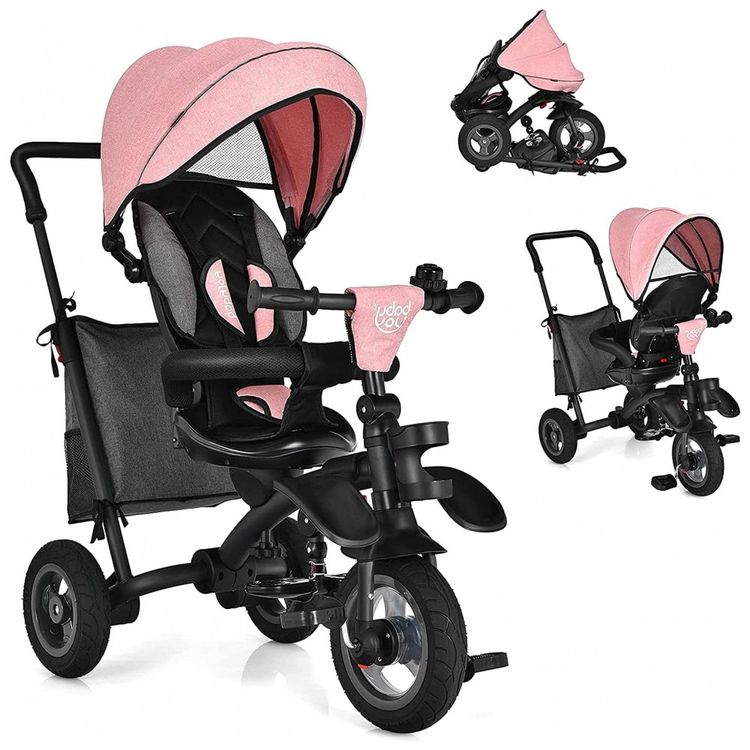 Triciclo-Infantil-para-Passeio-com-Assento-Ajustavel-7-foto-0