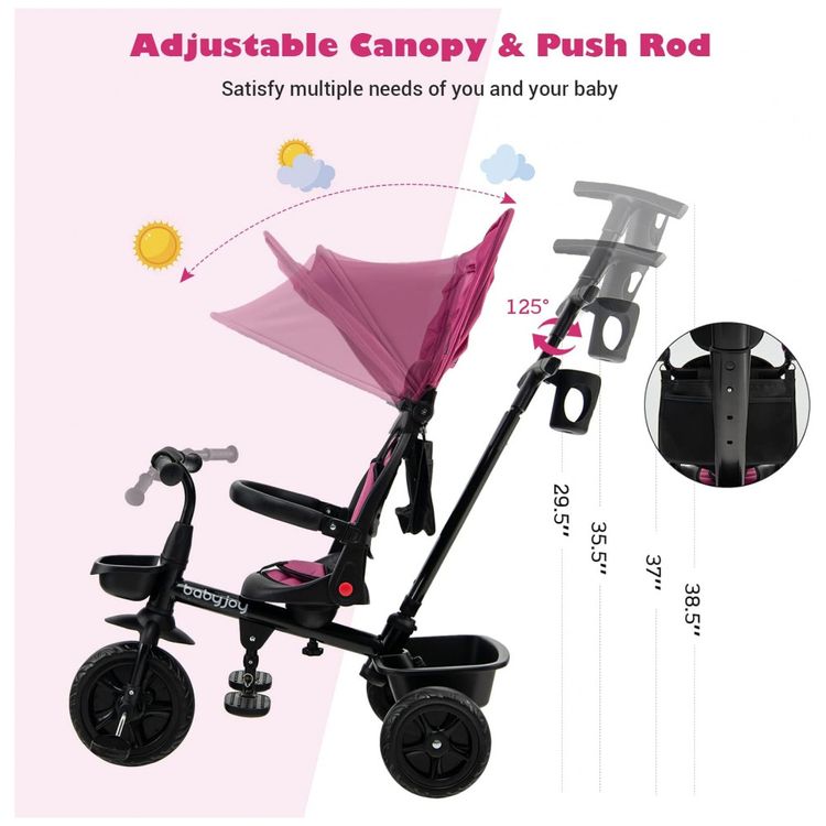 Triciclo-Infantil-para-Passeio-com-Assento-Ajustavel-4-foto-5