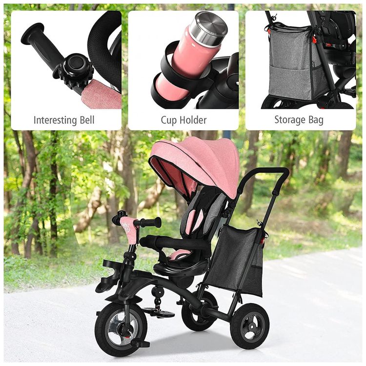 Triciclo-Infantil-para-Passeio-com-Assento-Ajustavel-7-foto-5