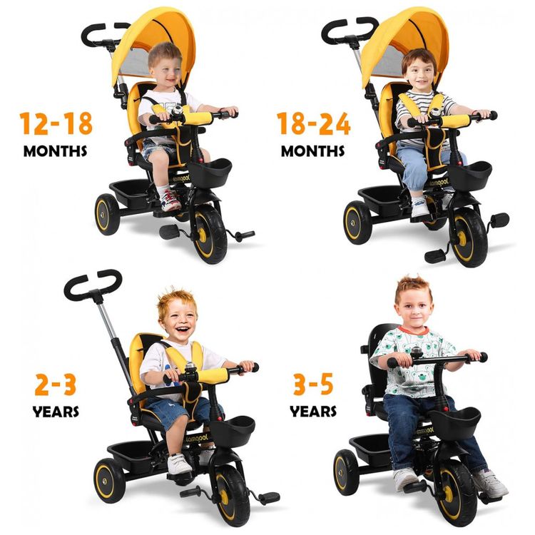 Triciclo-Infantil-para-Passeio-com-Assento-Ajustavel-3-foto-1