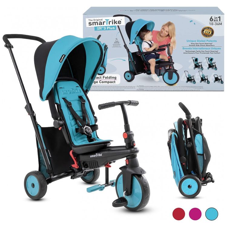 Triciclo-Infantil-para-Passeio-com-Assento-Ajustavel-6-foto-0