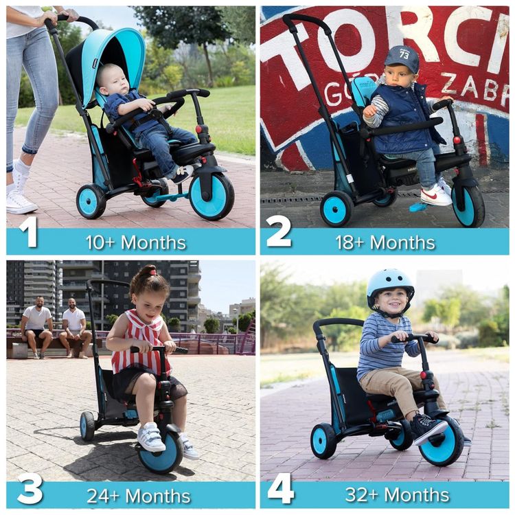 Triciclo-Infantil-para-Passeio-com-Assento-Ajustavel-6-foto-1