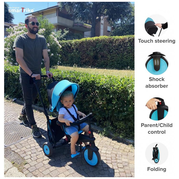Triciclo-Infantil-para-Passeio-com-Assento-Ajustavel-6-foto-3