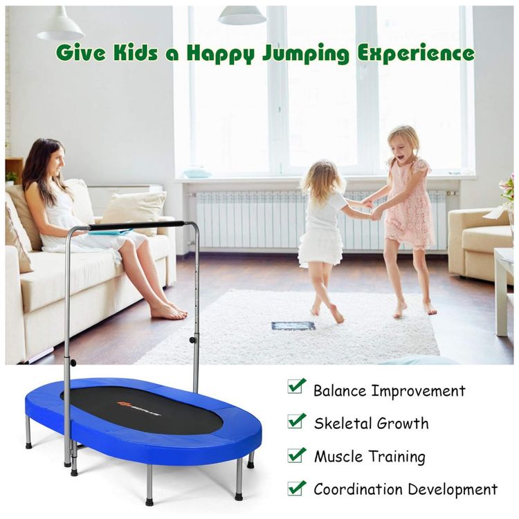 Cama-Elastica-Infantil-com-Corrimao-Ajustavel-para-ate-150-foto-1