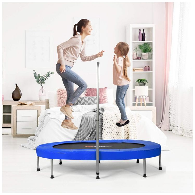Cama-Elastica-Infantil-com-Corrimao-Ajustavel-para-ate-150-foto-4