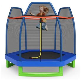 Giantex-Cama-Elastica-Infantil-com-Diametro-e-Rede-de-foto-0