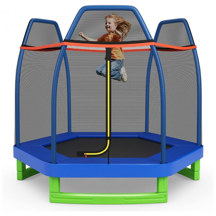 Giantex-Cama-Elastica-Infantil-com-Diametro-e-Rede-de-foto-0